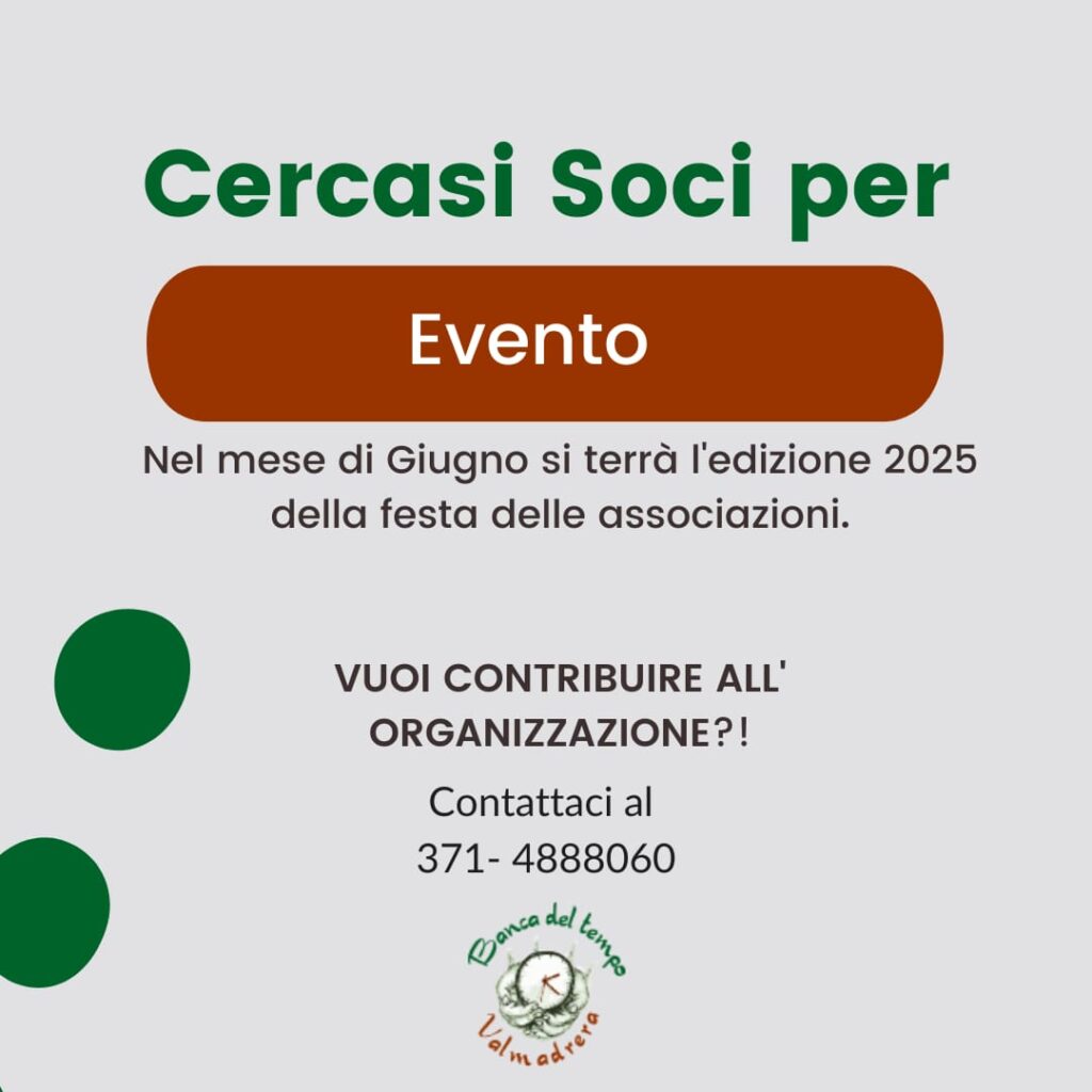 volontari festa associazioni